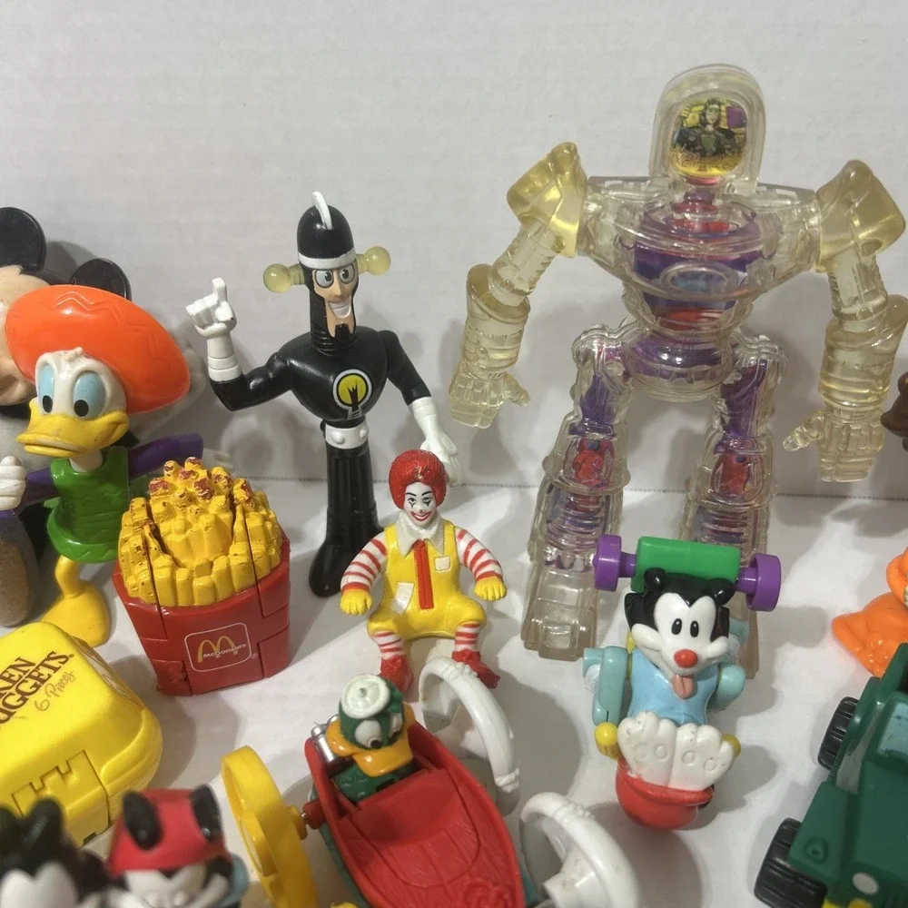 Vintage 80s 90s McDonald's Happy Meal Toy Lot Disney Animaniacs CPK Bobby